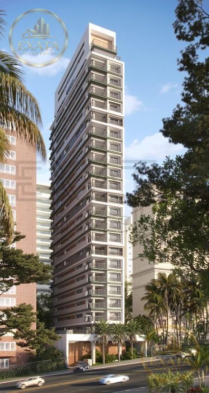 Fachada de edifício residencial de alto padrão em São Paulo — Jardim Paulista, São Paulo
